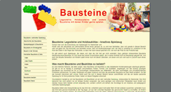 Desktop Screenshot of bausteine-store.de